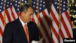 Boehner prevé realizar el jueves una votación sobre su propuesta en la Cámara de Representantes.