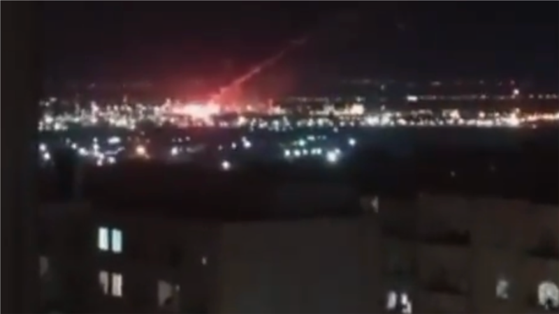 گزارش‌ها از آتش‌سوزی در مجتمع پتروشیمی تبریز در پی حملات هوایی بامداد دوشنبه