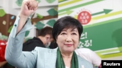 Petahana Gubernur Tokyo, Yuriko Koike diproyeksikan untuk kembali menang dalam Pemilu hari Minggu, 7 Juli 2024. 