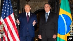 Trump e Bolsonaro na Flórida