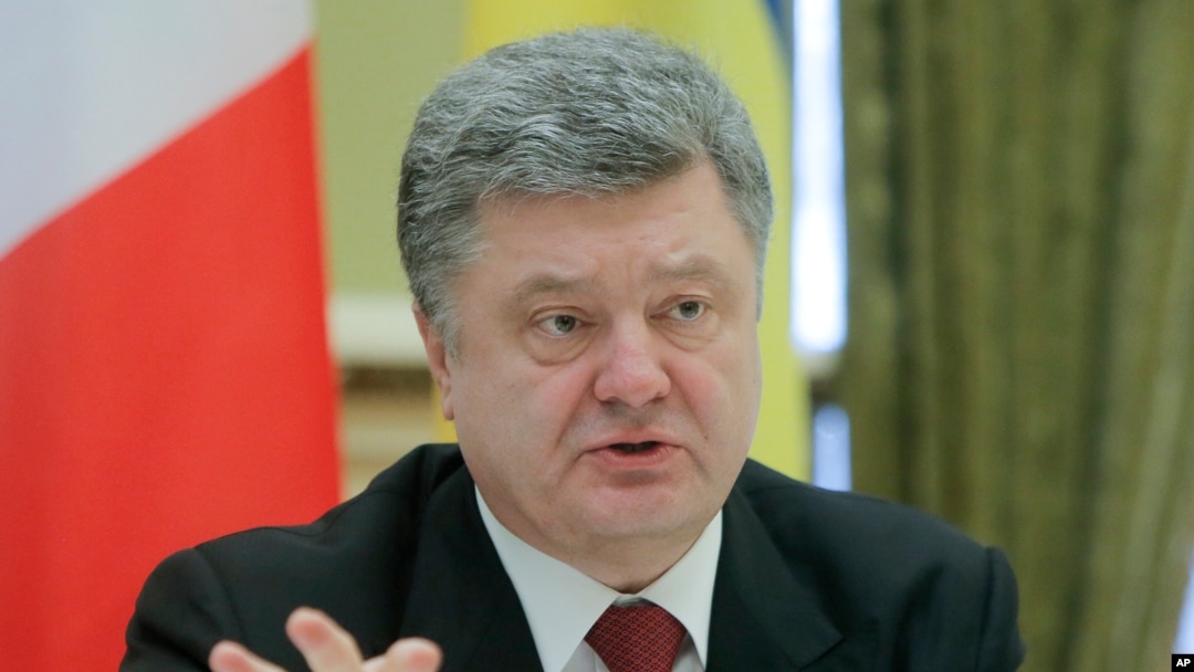 Tổng thống Ukraine Petro Poroshenko.