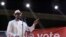 FILE: Then-presidential candidate Ousmane Sonko gives a speech during a campaign rally in Pikine, outside Dakar, Senegal on Feb 21, 2019.