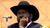 South Sudan President Salva Kiir attends the signing of a peace agreement with the South Sudan rebels aimed to end a war in which tens of thousands of people have been killed, in Khartoum, Sudan June 27, 2018. 