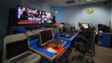 Pogled na urede televizijske mreže Al Jazeera u Ramallahu na okupiranoj Zapadnoj obali 5. maja 2024.