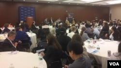 A widely diverse group of stakeholders attended the "This Land is Your Land" immigration conference, sponsored by the New York Immigration Coalition. (A. Phillips - VOA)