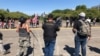 Trump Supporters Meet for Vehicle Rally Outside Portland 