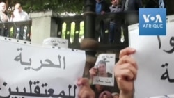 Des manifestants algériens réclament la libération d'étudiants arrêtés