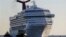 Carnival Triumph is towed into Mobile Bay Feb. 14, 2013