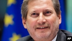 Еврокомиссар по европейской политике соседства и переговорам по расширению Йоханнес Хан