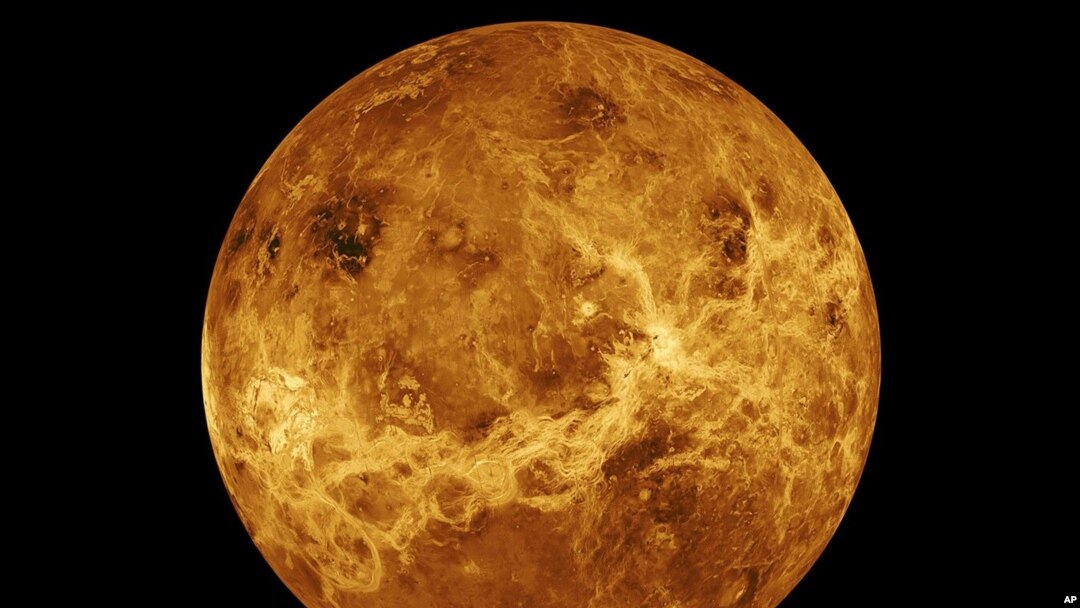 Arhiva - Fotografija Venere napravljena od podataka koje je prikupio svemirski brod Magelan i Pionir Venus orbiter.