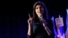 La candidata presidencial republicana y exembajadora ante la ONU Nikki Haley hace comentarios en un evento de campaña en Forth Worth, Texas, el lunes 4 de marzo de 2024. (Foto AP/Tony Gutiérrez)