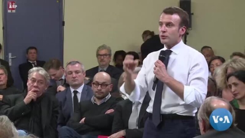 Macron dit qu'il ne croit pas en ceux qui construisent des murs