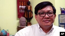 Ông Son Chhay, nhà lập pháp thuộc đảng đối lập Sam Rainsy 