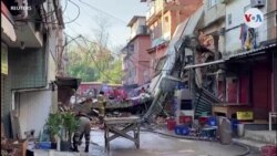 Se derrumba edificio en una favela en Brasil; dos muertos