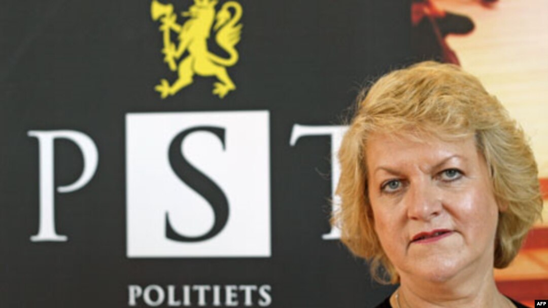 Šefica norveške policijske bezbednosne službe, Jane Kristiansen, na konferenciji za novinare u Oslu.