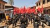 FILE - Shi'ite Muslims take part in a rally in Kano, Nigeria, Oct. 24, 2015. 
