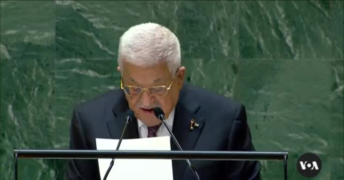 Palestinian president addresses UNGA, brings Gaza war to forefront