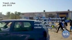 Walkout: 100s of Released Migrants in Libya Call for Resettlement