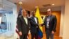 El embajador de Colombia en Estados Unidos, Daniel García-Peña (izq), el canciller Luis Gilberto Murillo Murillo y el delegado de la administración Trump para América Latina, Mauricio Claver-Carone. Foto de la Cancillería de Colombia del 28 de enero de 2025.