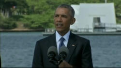 President Obama at Pearl Harbor, the fruits of peace outweigh the plunder of war