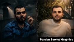 دو تصویر از کوروش کیوانی، زندانی اعدام‌شده توسط جمهوری اسلامی 