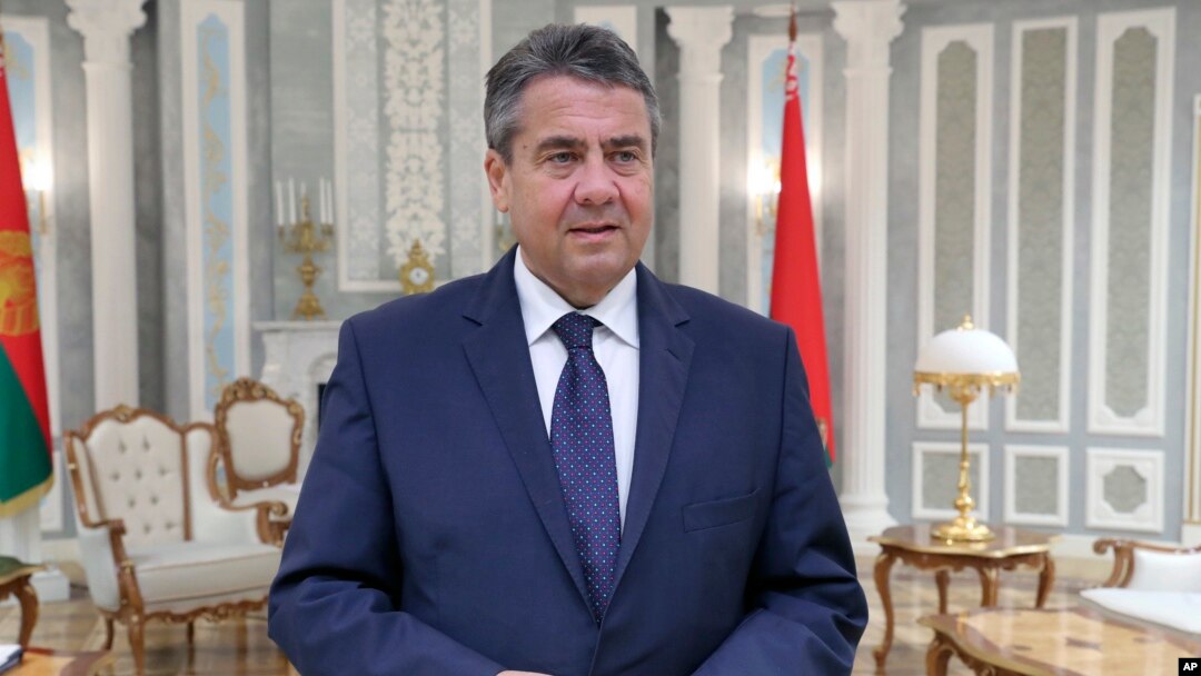 Menlu Jerman Sigmar Gabriel menyatakan dukungan terhadap AS untuk mengambil sikap tegas terhadap Pyongyang (foto: dok).