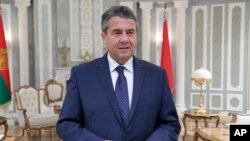 Menlu Jerman Sigmar Gabriel menyatakan dukungan terhadap AS untuk mengambil sikap tegas terhadap Pyongyang (foto: dok).