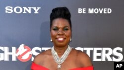 Leslie Jones arrives at the Los Angeles premiere of "Ghostbusters," July 9, 2016.