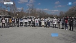 Uygurlar Ankara’da Çin Protestosunu Sürdürüyor