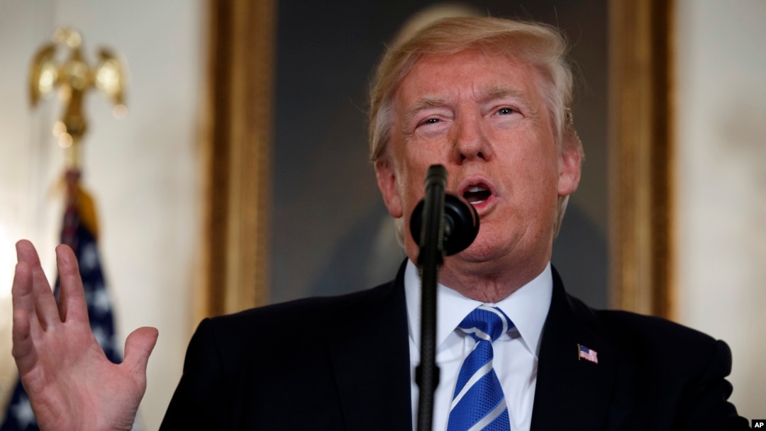 Le président Donald Trump à la Maison-Blanche, Washington, 15 novembre 2017.