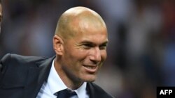 L'entraîneur Zinedine Zidane du Real Madrid, le 28 mai 2017.