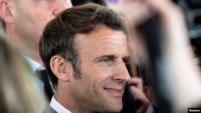 Tổng thống Pháp Emmanuel Macron. 