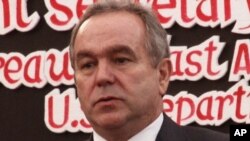 방콕에서 연설하는 커트 캠벨 미 국무부 동아시아태평양 담당 차관보