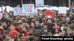 Protest "Studentski edikt" u nišu (Fonet / Zoran Mrđa)