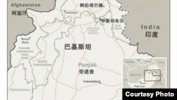 巴基斯坦地理位置图