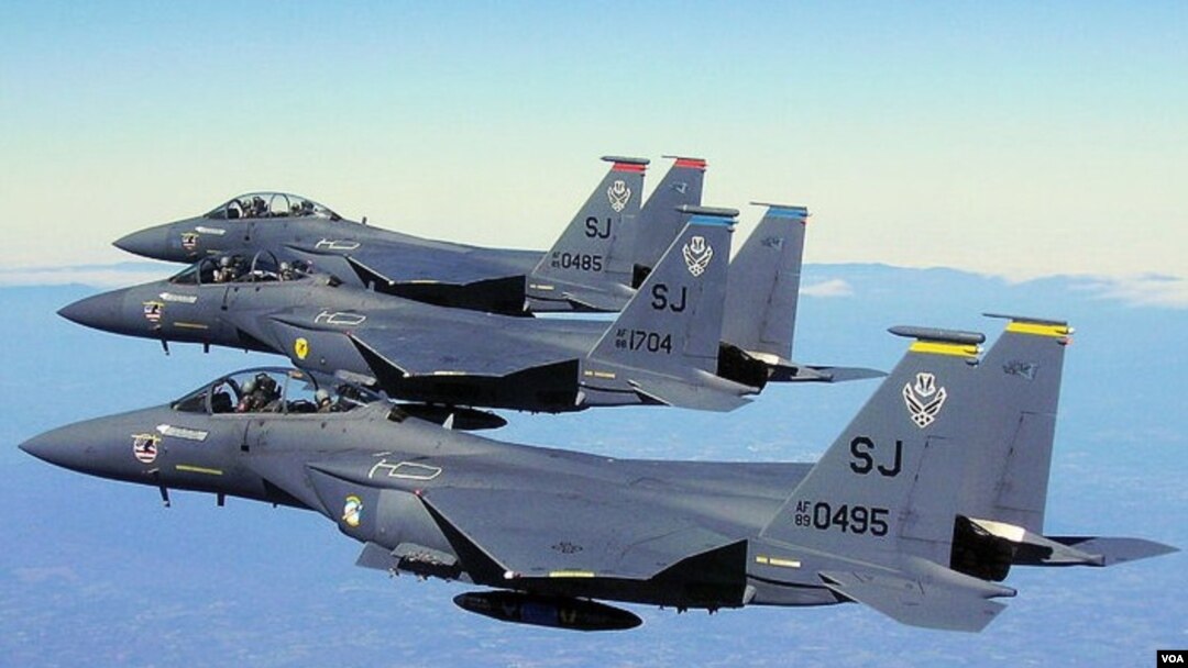 Jenis pesawat jet tempur F15E yang melengkapi Angkatan Udara Saudi dan di-upgrade menjadi F15SA - Saudi Advanced (foto: ilustrasi).
