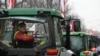 Протесты польских фермеров на польско-украинской границе