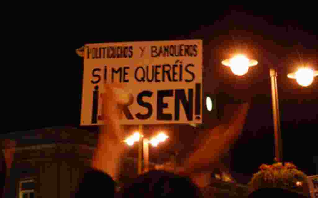 Madrid pide una democracia real