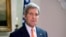 FILE - U.S. Secretary of State John Kerry speaks to reporters in London, Feb. 21, 2015. 