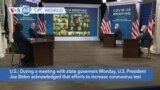 VOA60 World - Biden Meets Governors to Discuss Surging COVID-19