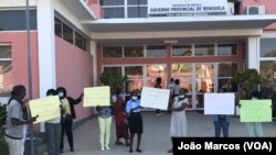 Trabalhadores da Função Pública em greve, Benguela, Angola