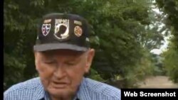 미군 네트워크(AFN)가 제작한 참전용사 아든 로울리(Arden Rowley)씨 영상 인터뷰의 한 장면.