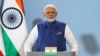 FILE - Indian Prime Minister Narendra Modi attends a press conference with Polish Prime Minister Donald Tusk (not pictured) at the Chancellery of the Prime Minister in Warsaw, Poland, Aug. 22, 2024.