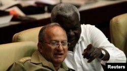 General Leopoldo Cintra Frias attends a Cuban Communist Party congress in Havana in this April 16, 2011 file photo. 