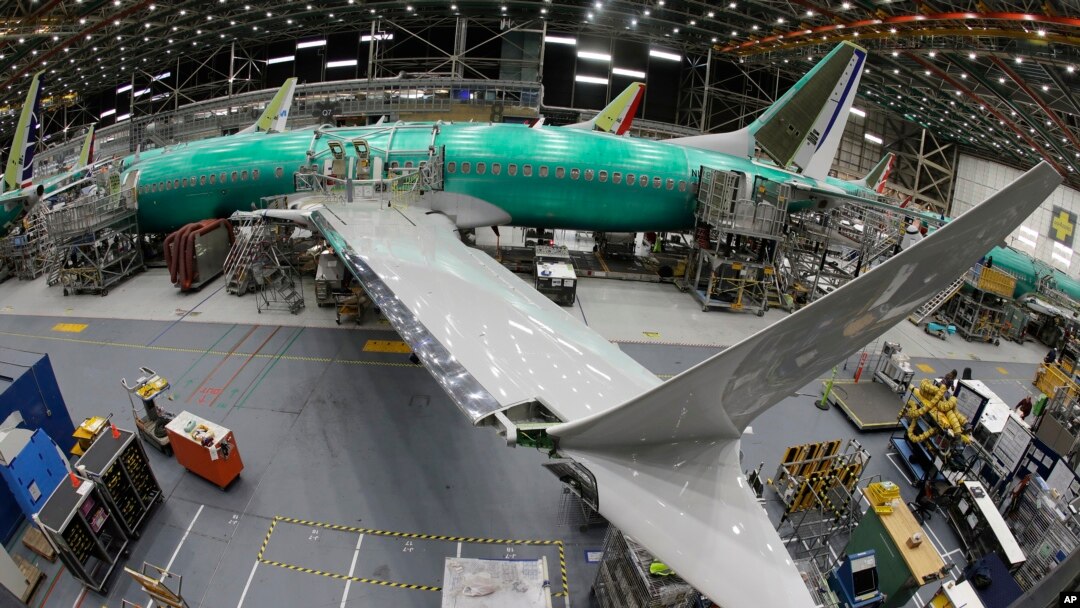 Fasilitas perakitan pesawat Boeing 737 di Renton, Washington, 27 Maret 2019. (Foto: dok). 