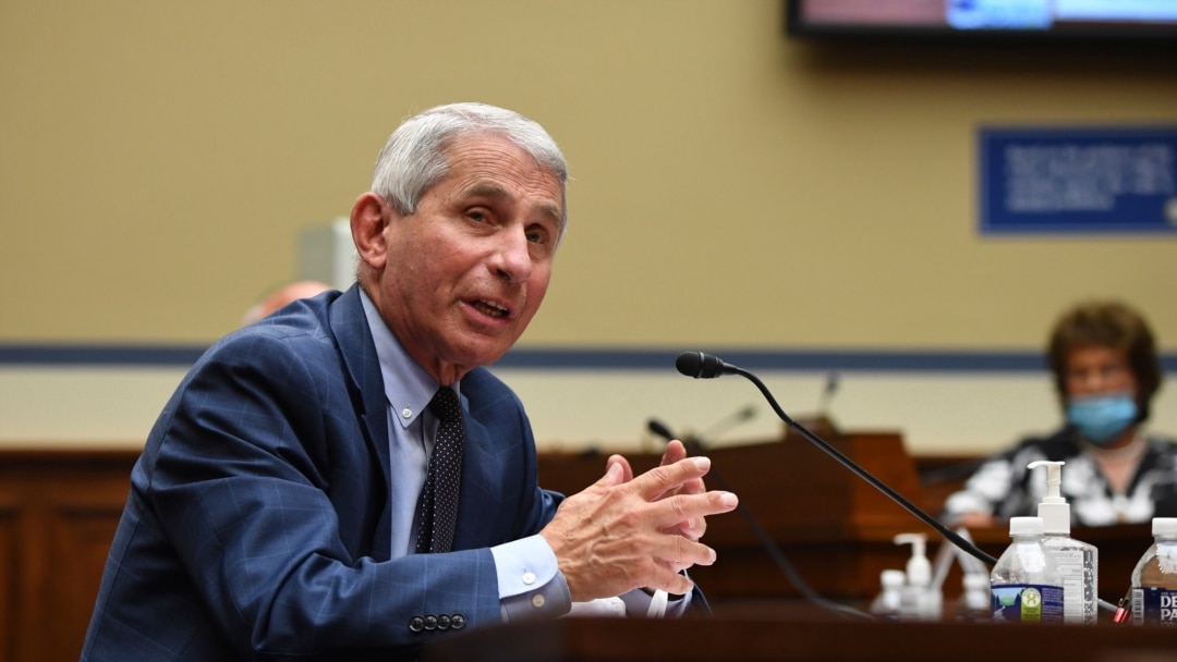 Dr. Anthony Fauci, director of the National Institute for Allergy and Infectious Diseases, speaks during a House Subcommittee on the Coronavirus crisis hearing, July 31, 2020 on Capitol Hill in Washington.