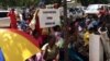 Pro Grace Mugabe Protesters Harare .