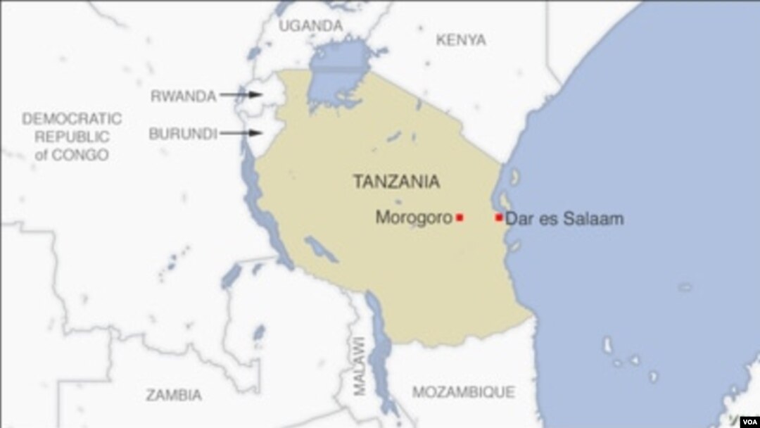 Tanzania map