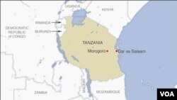 Tanzania map