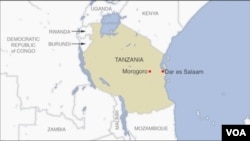 Tanzania map